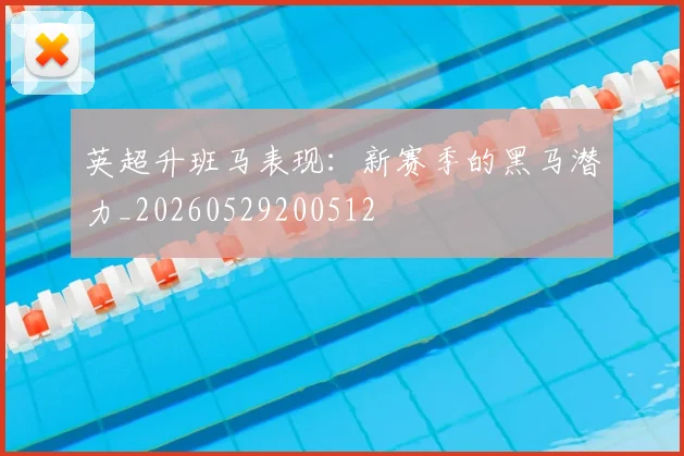 英超升班马表现：新赛季的黑马潜力_20260529200512